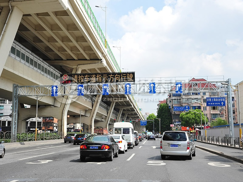 LMJ-034，車(chē)道標(biāo)志牌龍門(mén)架