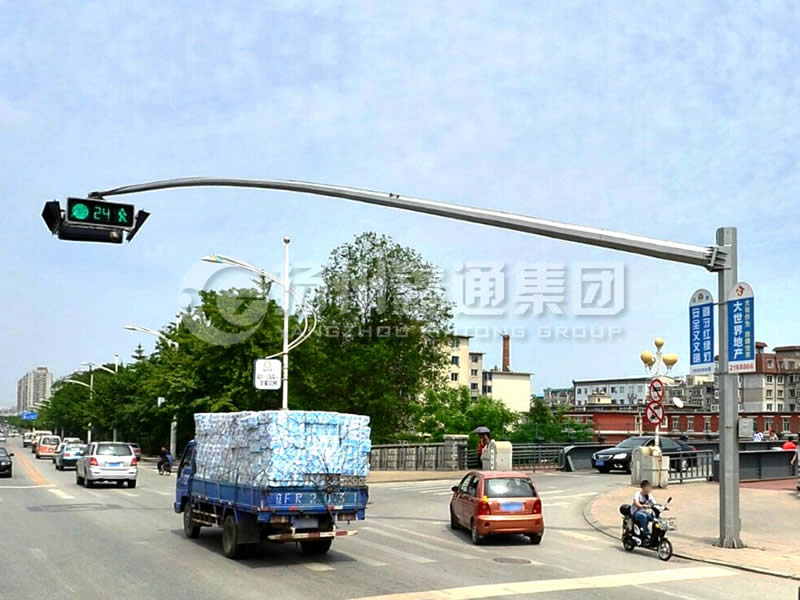 XHDG-048，吊籠式信號(hào)燈桿，吉林信號(hào)燈桿